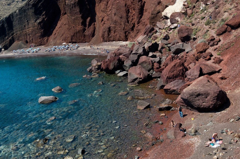 santorini/red beach/Kokkini (Red) beach